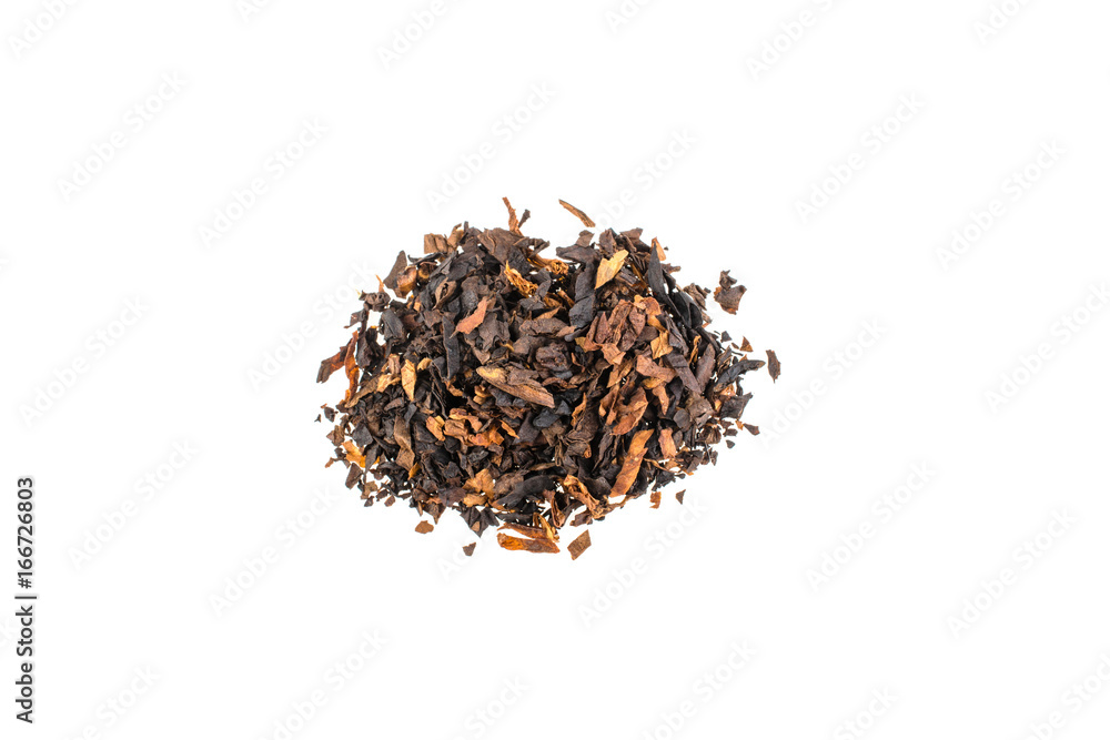 Fototapeta premium Tobacco for a pipe on a white background