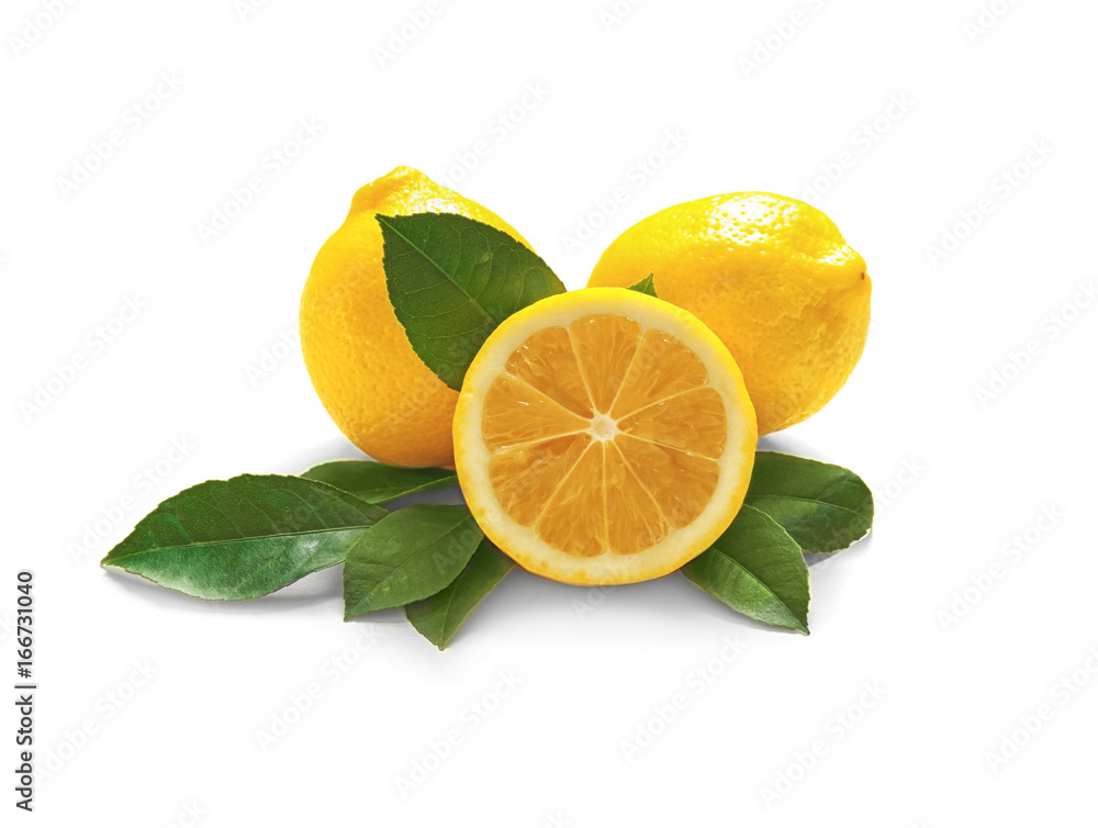 Delicious citrus fruit on white background Delicious citrus fruit on white background
