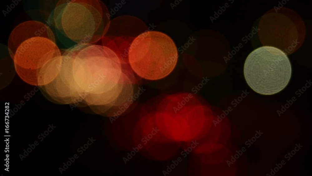 Soft focus, car lights in city at night Soft focus, car lights in city at night