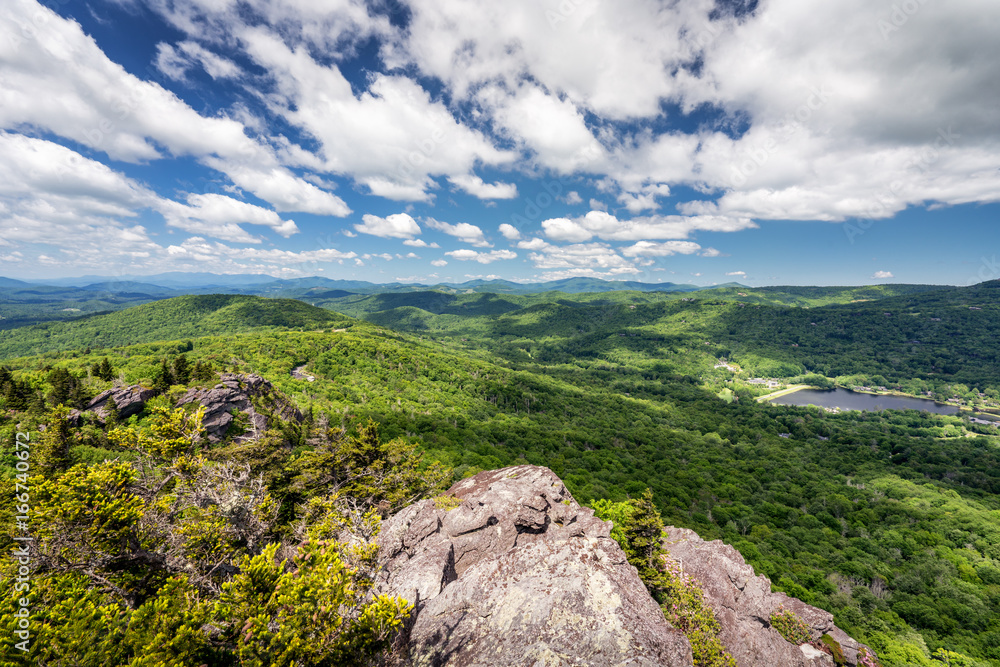 Summer View from Grandfather Mountain Summer View from Grandfather Mountain