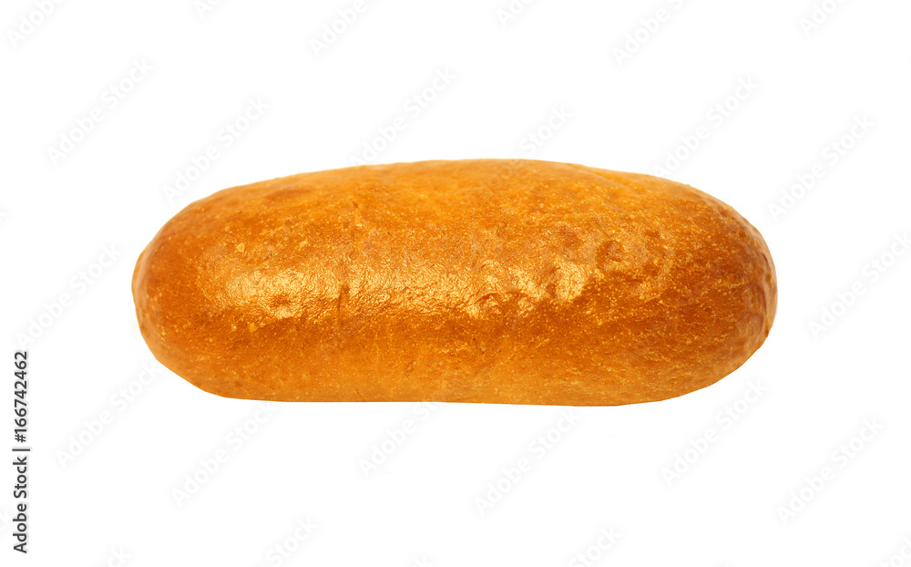 Food, junk-food and unhealthy eating concept - white bread isolated on white background Food, junk-food and unhealthy eating concept - white bread isolated on white background