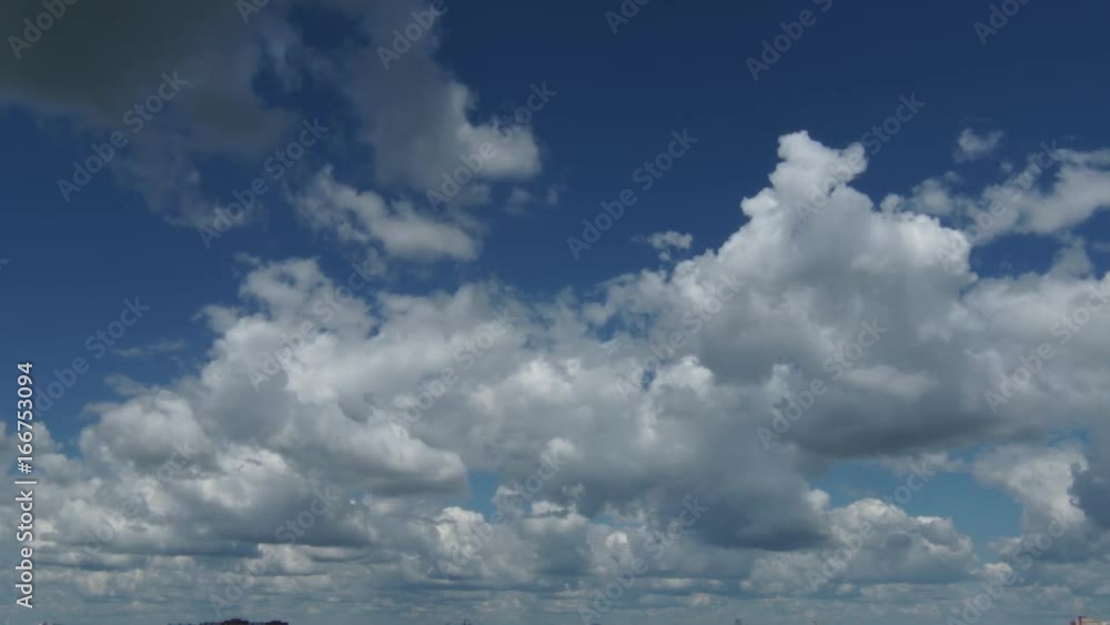 Puffy White Clouds Time Lapse Puffy White Clouds Time Lapse