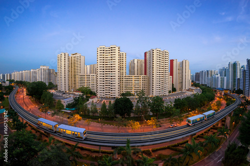 rail MRT at Singapore