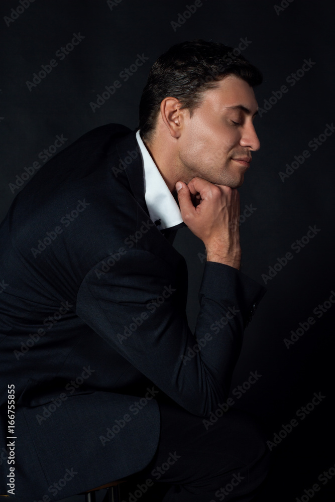 Handsome young man in suit Handsome young man in suit