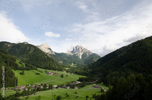 Dolomite landscapes in the summer