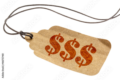 Foto triple dollar sign - price tag