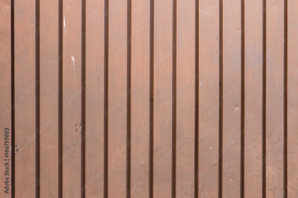 Naklejka premium Brown metal door texture
