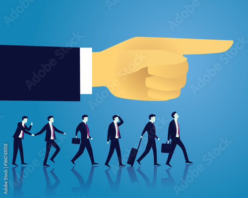 Business Success Moving Forward Direction Concept