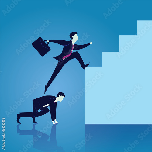 Business Teamwork to Reach Success Together
