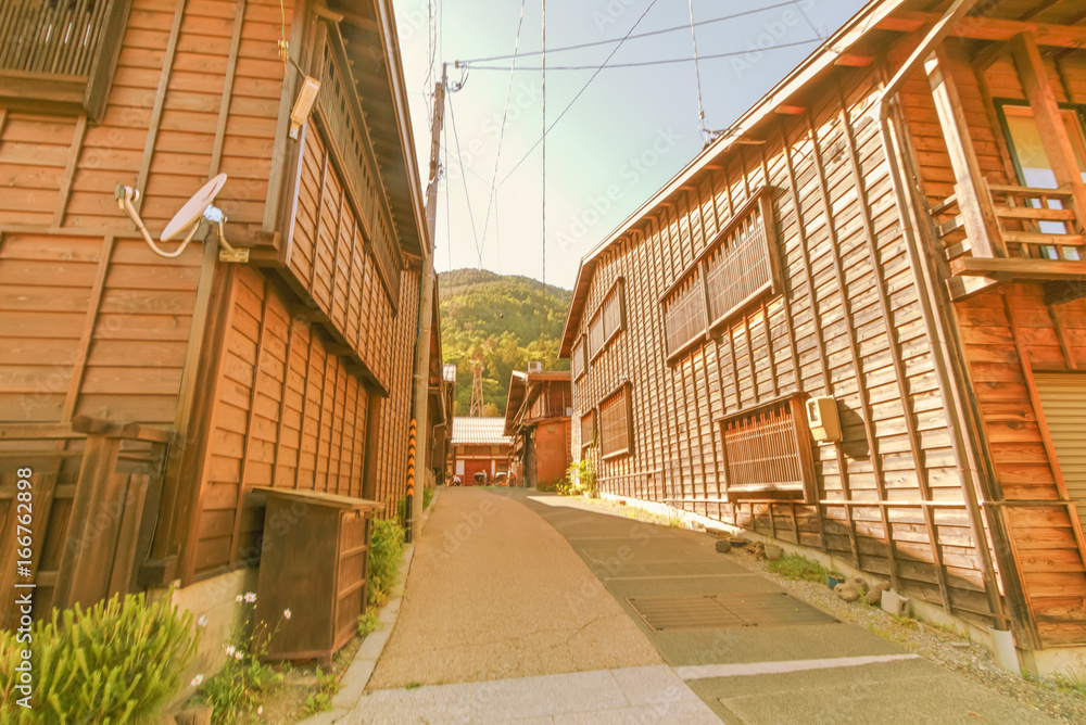 Narai is a small town in Nagano Prefecture Japan ,The old town provided a pleasant walk through about a kilometre of well preserved buildings. Narai is a small town in Nagano Prefecture Japan ,The old town provided a pleasant walk through about a kilometre of well preserved buildings.