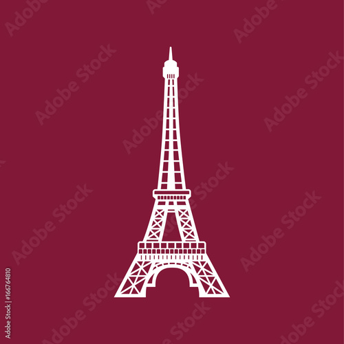 Fototapeta Naklejka Na Ścianę i Meble -  Eiffel Tower icon