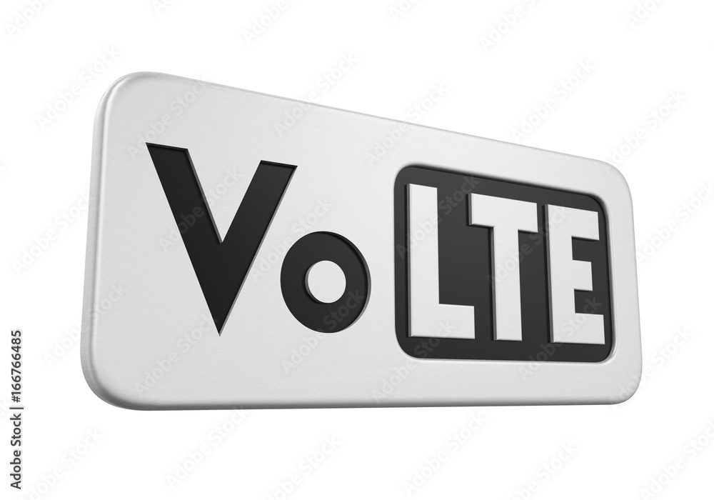 Voice over LTE Sign Isolated Voice over LTE Sign Isolated