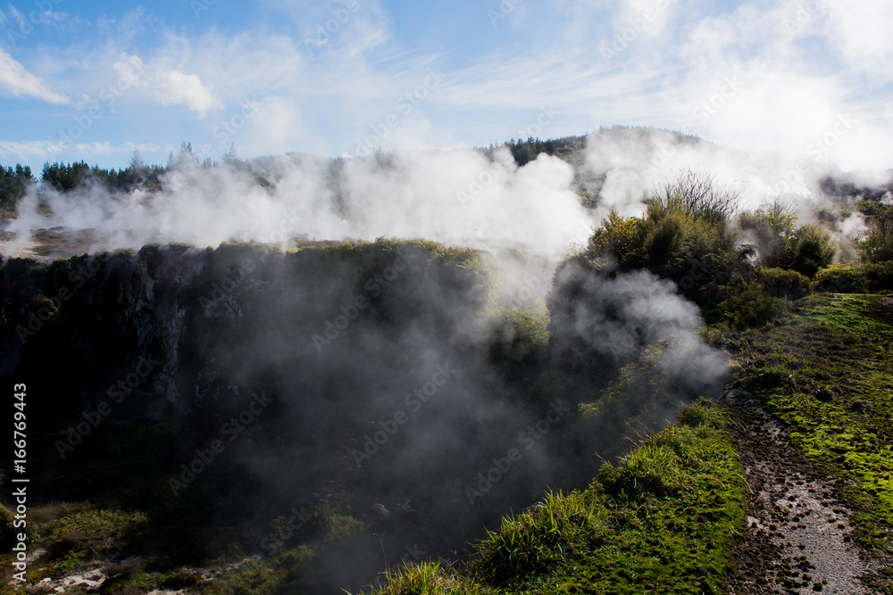 Geothermal volcanic New Zealand at Craters of the Moon