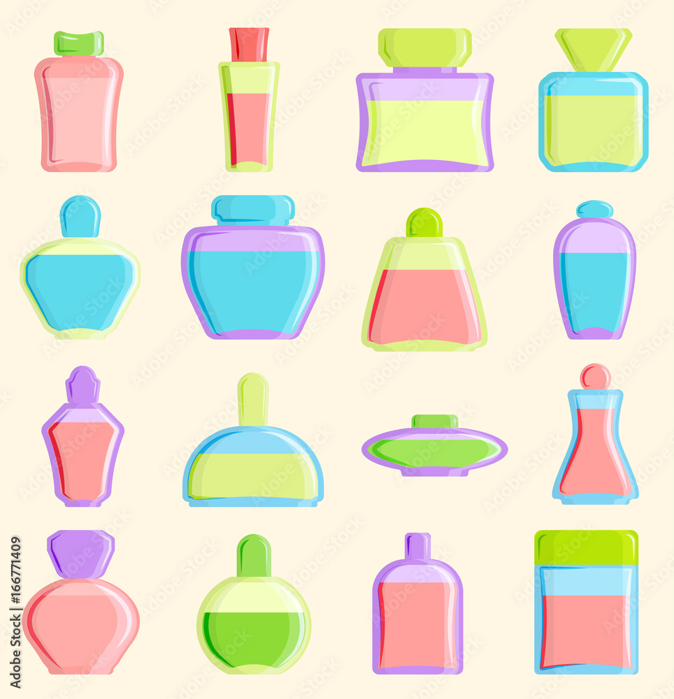 Cosmetics blank package box icon vector container design and parfume Cosmetics blank package box icon vector container design and parfume