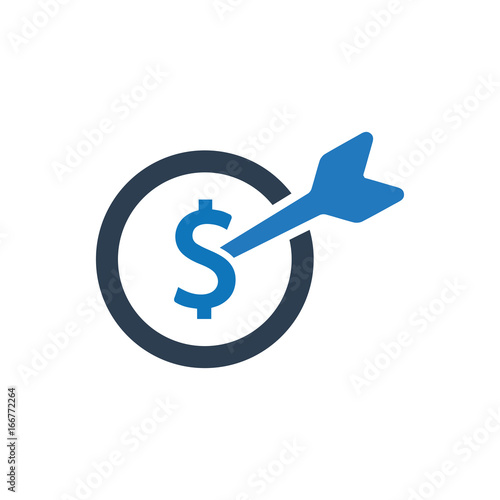 Financial Target Icon