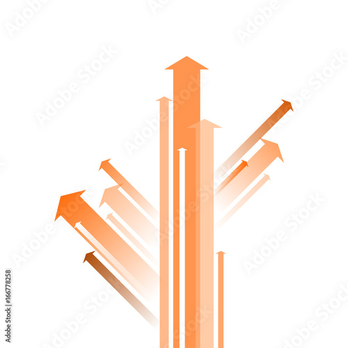 Flèches Orientation Orange