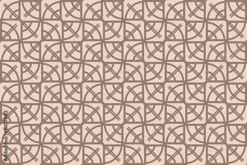 Seamless vector illustration with from the transformation of geometric shape. For the design, printing, greeting cards. Skin color tone.