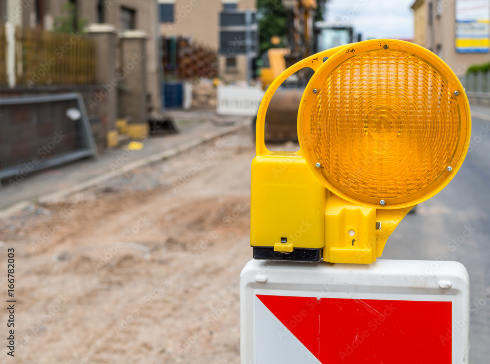 Baustelle Warnleuchte Baustelle Warnleuchte