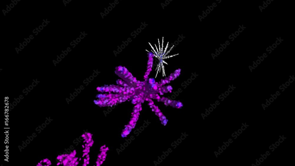 Seamless animated background of moving particles Seamless animated background of moving particles