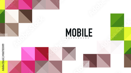 Modern geometric presentation background