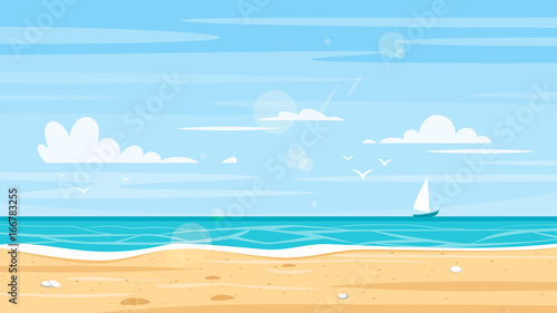 background of sea shore.