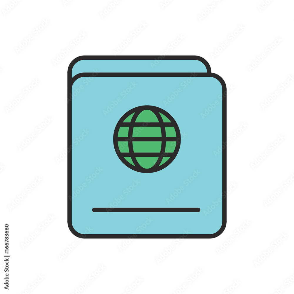 passport logo icon vector passport logo icon vector