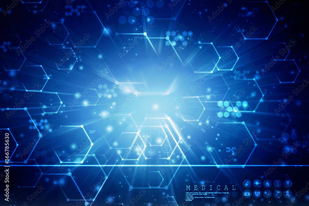 2D medical structure background 2D medical structure background