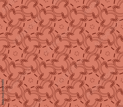 decorative seamless geometric pattern. modern design. vector illustration. brown color