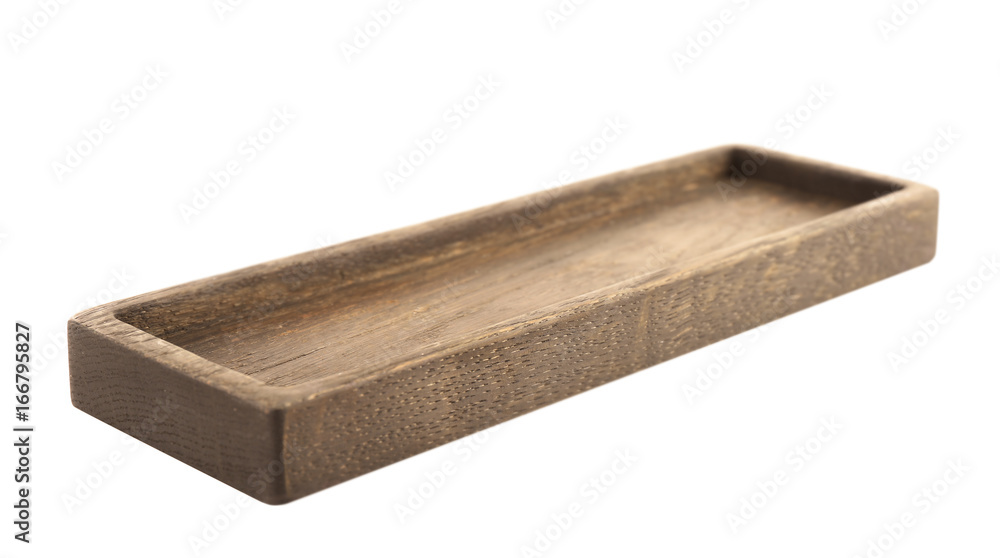 Wooden board on white background Wooden board on white background
