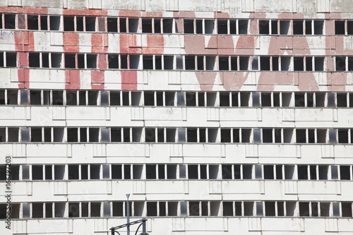 Canvas Print Hochhaus, Plattenbau  in  Berlin-Mitte