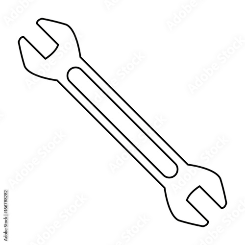 wrench spanner repair tool mechanic or engineer instrument