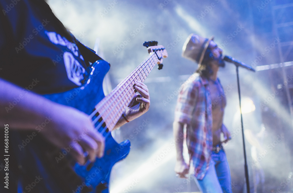 Fototapeta premium Rock and roll live group