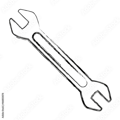 wrench spanner repair tool mechanic or engineer instrument
