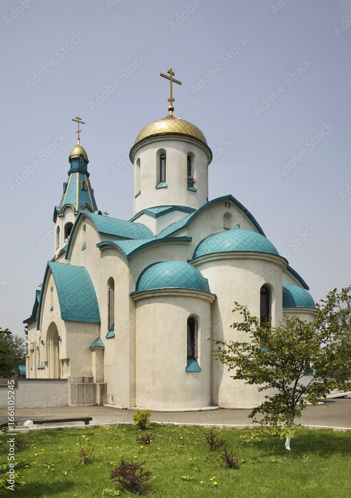 Cathedral in Yuzhno-Sakhalinsk. Sakhalin island. Russia