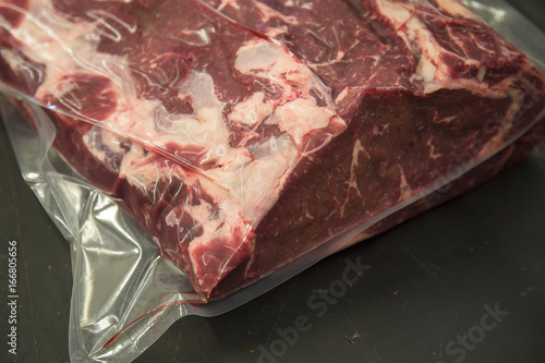 vacuum packed meat 
