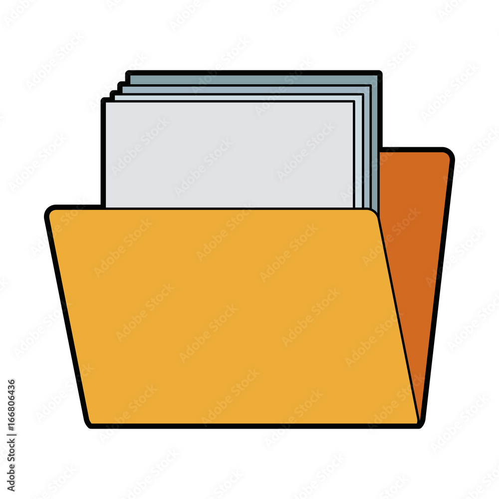file folder with documents office data supplies file folder with documents office data supplies