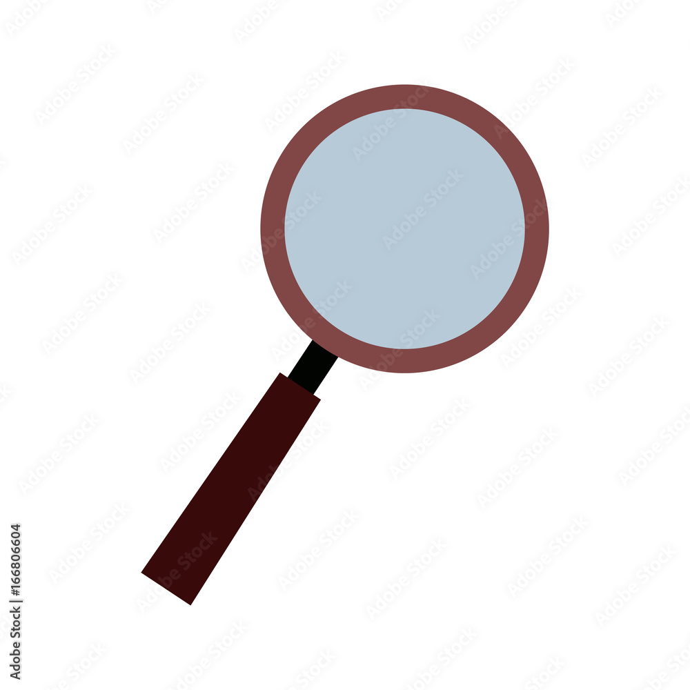 magnifying glass checkered business instrument magnifying glass checkered business instrument