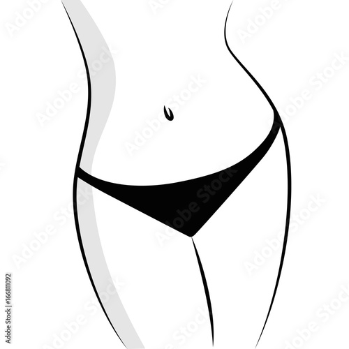 frauenkörper von vorne skizze