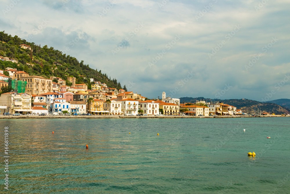 View of the Githio town, Lakonia, Peloponnese, Greece