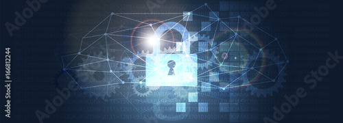 lucchetto, sicurezza, accesso, reti, internet