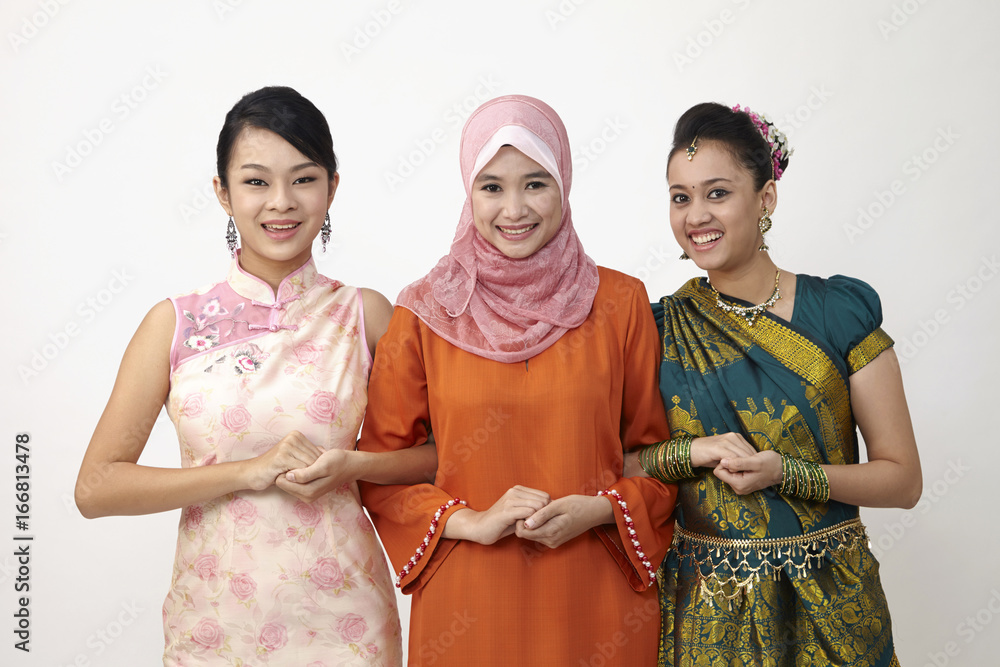 Obraz premium malaysian hands together
