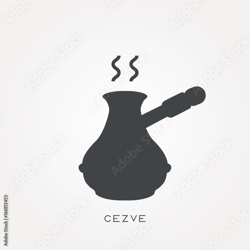 Line icon cezve