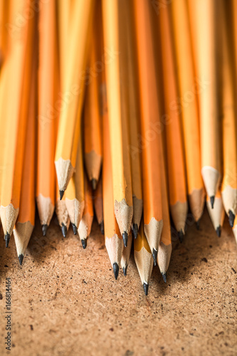 a variety of graphite pencils photo