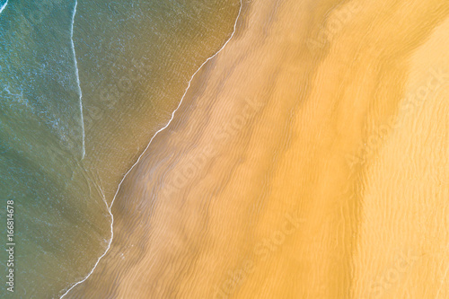 Εκτύπωση καμβά Top View of a Paradise Beach