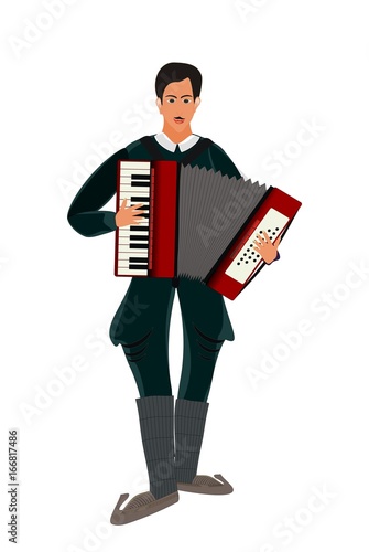accordionist - accordion 