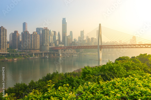 Skyline von Chongqing, China photo