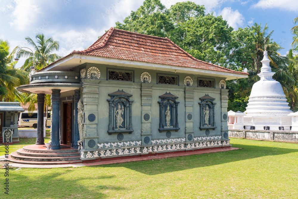 Small buddhism temple in the village Talalla at the Tangalle Road, situated in the southern Province of Sri Lanka Small buddhism temple in the village Talalla at the Tangalle Road, situated in the southern Province of Sri Lanka