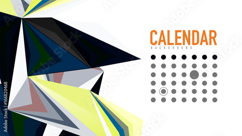 Modern triangle presentation template