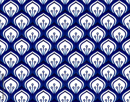 Porcelain pattern seamless
