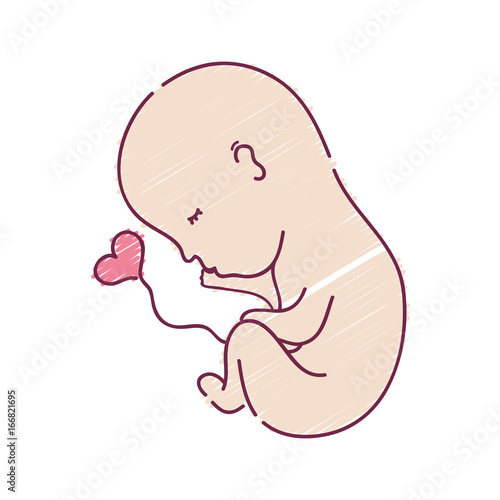new life and baby with umbilical cord